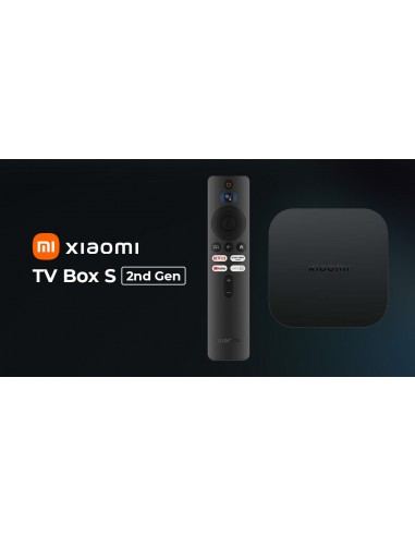 Xiaomi Mi Smart TV Box S 4K HDR Android TV Streaming Media Player and Google Assistant smart TV MiBox S de l' environnement