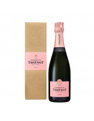 Champagne brut Rosé Thiénot étui - 75cl d'Europe débarque