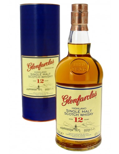 Whisky Single Malt Glenfarclas  12 ans 40% - 70cl le concept de la Pate a emporter 