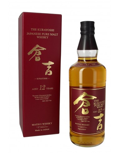 Whisky japonnais Kurayoshi 12 ans 43° - 70cl Toutes les collections ici