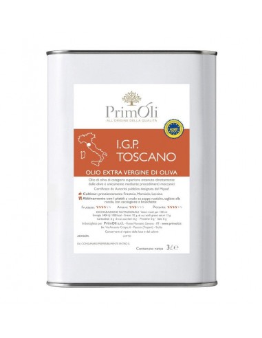 Huile d'olive vierge extra de Toscane - 3l destockage