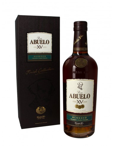 Ron Abuelo Xérès Oloroso 15 ans 40% - 70cl livraison et retour toujours gratuits