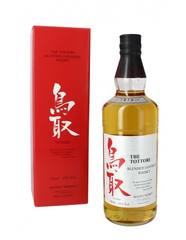 Whisky japonais Tottori Blend 43° - 70cl la livraison gratuite