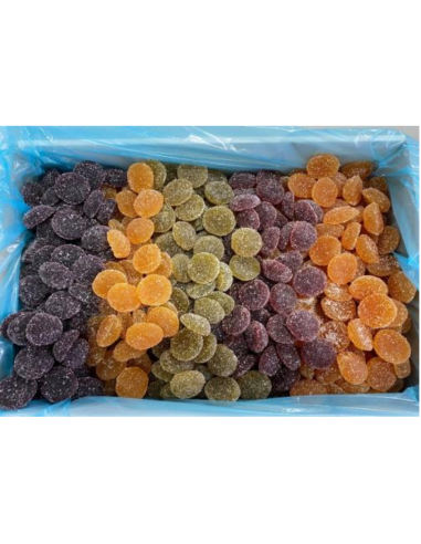 Pates de fruit pastilles assorti - 5kg Vous souhaitez 