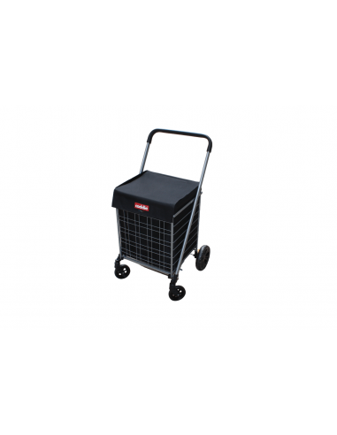 Chariot de courses Caddie 4 roues - Leger pliable grand format XXL - Freins et roues pivotantes Fin de série