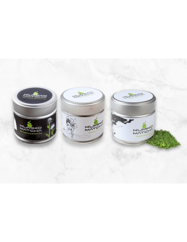 Trio matcha collection Premium bio votre