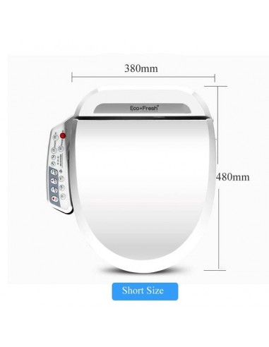 EcoFresh smart toilet seat electric bidet cover clean dry seat heating wc intelligent toilet seat cover LCD display pas cher